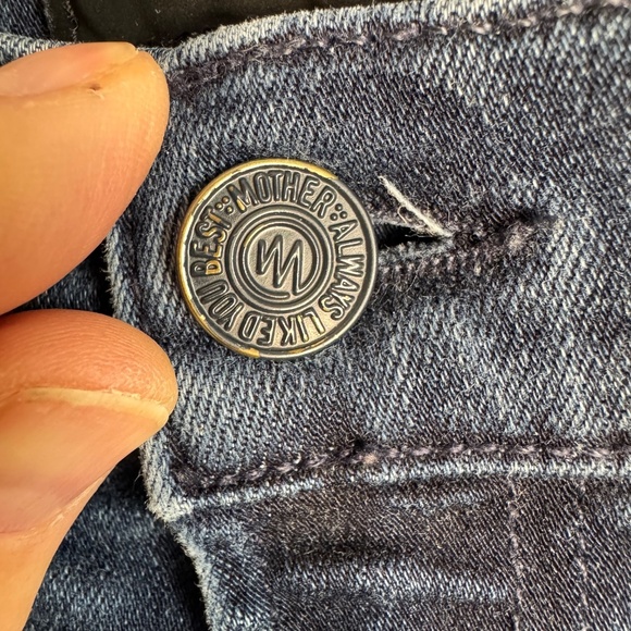 Mother STUNNER Zip Ankle Step‎ Fray Jeans Medium Wash 28 A Trip Down Memory Lane - Picture 4 of 16